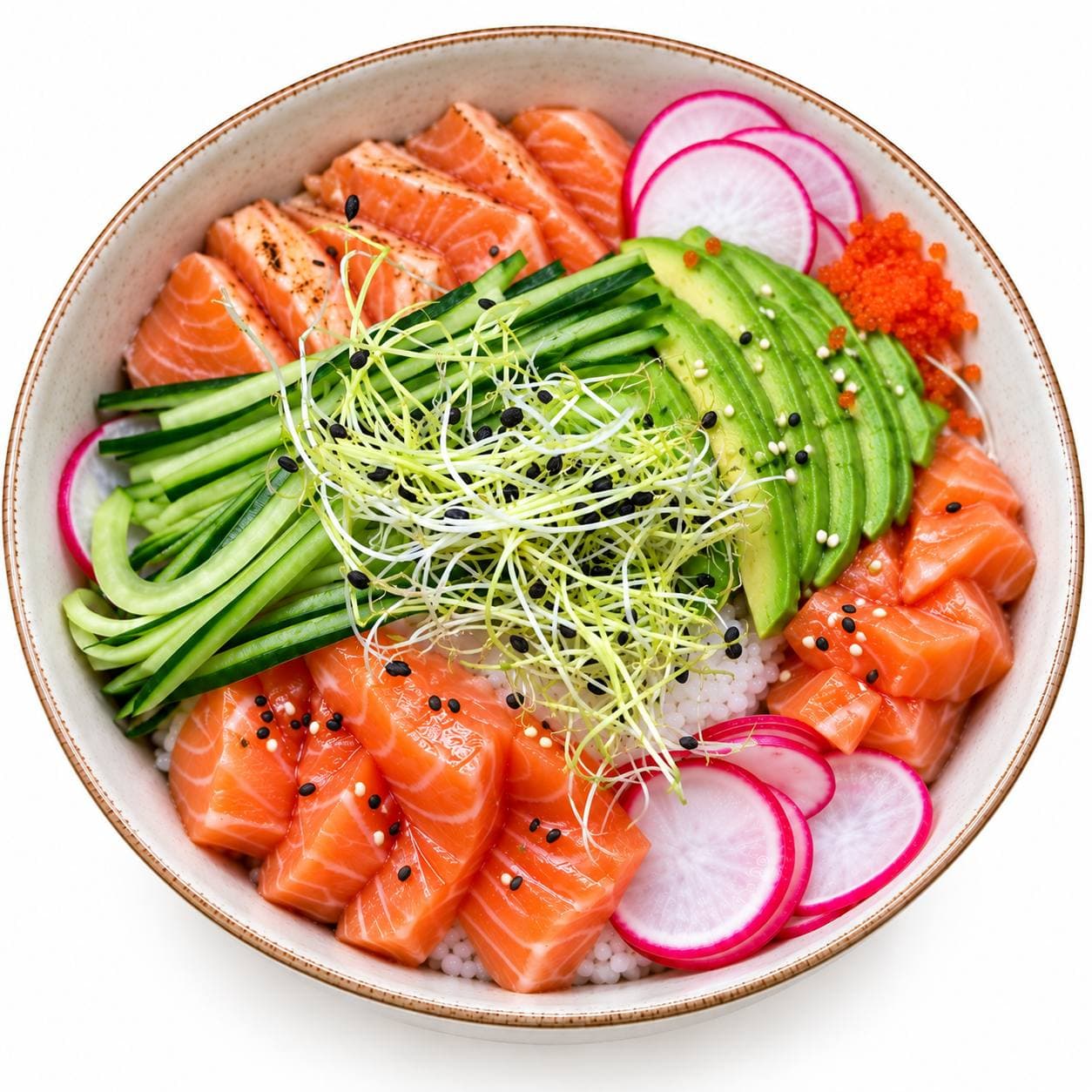 Premium salmon bowl